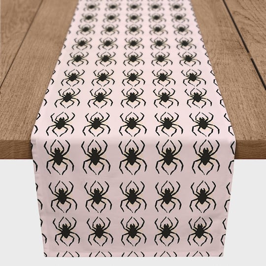90" Pink Spider Table Runner
